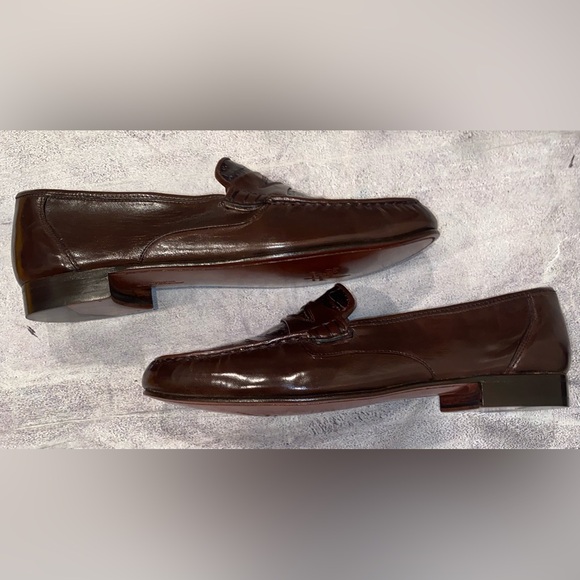 NEW NOS Florsheim Royal Imperial Exotic Eel Crocodile Loafers Shoes Italy 12 USA - Picture 4 of 16